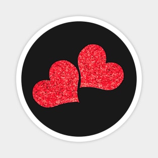 RED HEARTS Magnet